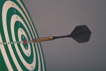 target and arrow on the white background