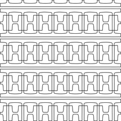 Repeat patterns.Abstract shapes from lines. Vector graphics for design, prints, decoration, cover, textile, digital wallpaper, web background, clothing, wrapping paper, fabric, cards, packaging.