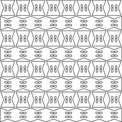 Repeat patterns.Abstract shapes from lines. Vector graphics for design, prints, decoration, cover, textile, digital wallpaper, web background, wrapping paper, clothing, fabric, cards, packaging.