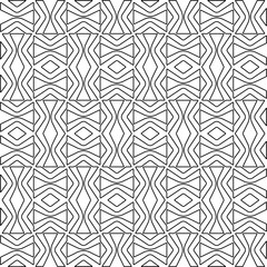 Repeat patterns.Abstract shapes from lines. Vector graphics for design, prints, decoration, cover, textile, digital wallpaper, web background, wrapping paper, clothing, fabric, packaging, cards.
