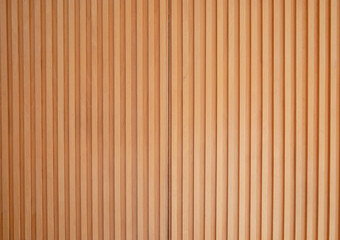 Orange corrugated wood texture or background..