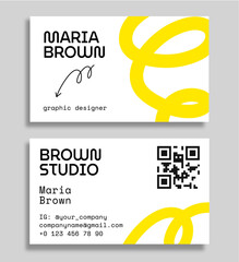 Business card template