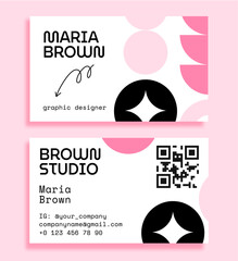 Business card template