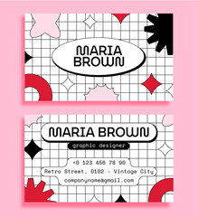 Business card template