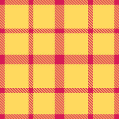 Modern Seamless Tartan in Metallic Lipstick tones Fabric Design