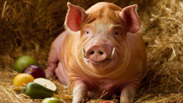 Cute pig
