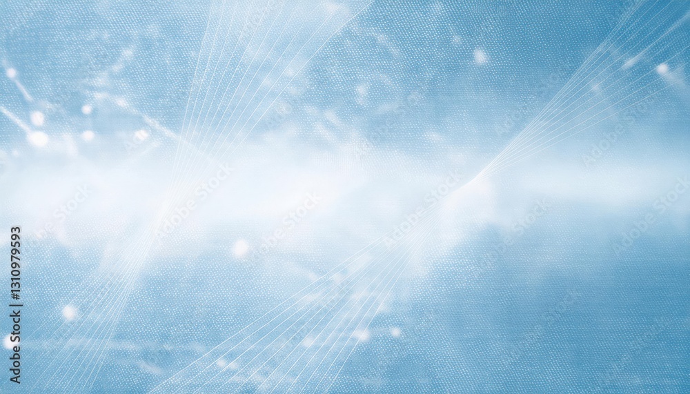 Aufkleber futuristic digital blue background with abstract light streaks, glowing pixel pattern, and soft boke