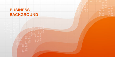 Abstract colorful orange curve background