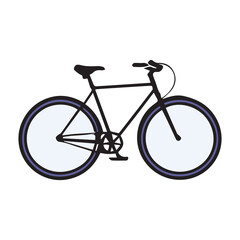 Obraz premium Simple Illustration of a Modern Bicycle