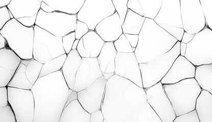 Cracked white surface texture