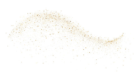 Abstract shiny gold glitter design element. For New Year, Merry Christmas greeting card design