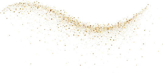 Abstract shiny gold glitter design element. For New Year, Merry Christmas greeting card design