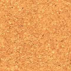 Cork board pin texture wood seamless pattern vector illustration. Notice or bulletin board seamless pattern with natural cork wood grainy material blank clipboard surface background.