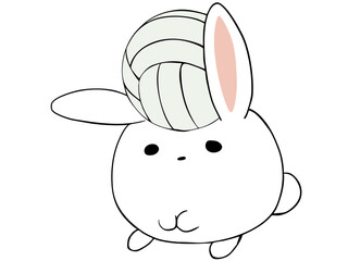 うさぎ バレーボール