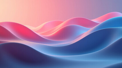 Fototapeta premium abstract background with wave soft color ,random wave,top left to down right,random wave,down left to top right,red and blue light color,c and have shadow each curve and copy space for text,