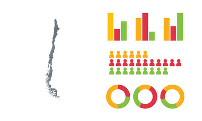 Detailed Map Infographic of Chile