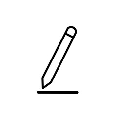 edit icon. pen icon. sign illustration edited. isolated pencil icon.