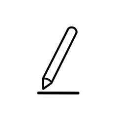 edit icon. pen icon. sign illustration edited. isolated pencil icon.