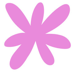 abstract flower shape illustration