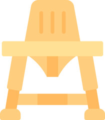 Baby chair icon