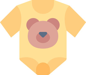 Baby clothes icon