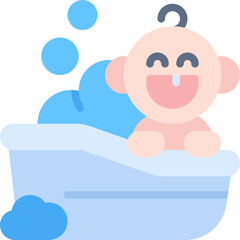 Baby tub icon