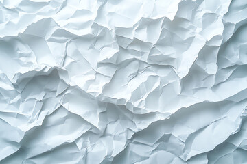 Obraz premium white crumpled paper texture background,