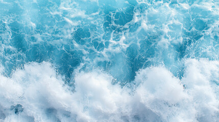Obraz premium Turbulent Blue Ocean Waves