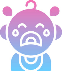 Baby cry icon