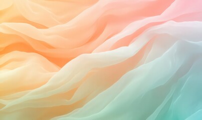 Fototapeta premium Pastel Fabric Texture: Soft Waves and Gentle Folds