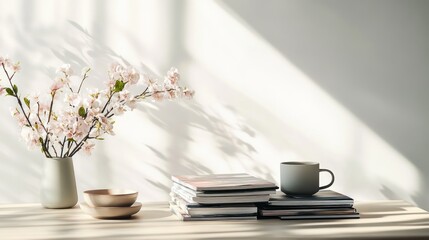 Spring Decor, Books, Sunlight, Home