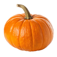 Obraz premium Ripe pumpkin isolated on a transparent background