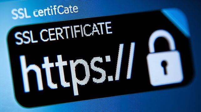 SSL secure connection, SSL encryption, HTTPS security, browser lock icon, SSL certificate, website security, data encryption, cybersecurity, online security, secure browsing, internet safety, digital 