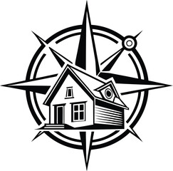 Skyline Keys Elegant Realty Logo Concept