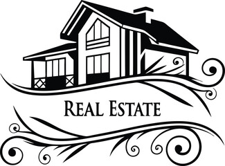 Skyline Keys Elegant Realty Logo Concept
