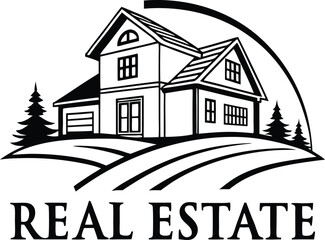Skyline Keys Elegant Realty Logo Concept