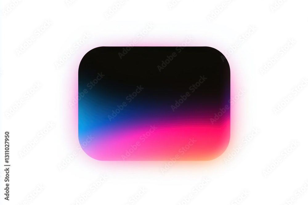Poster gradient square with soft edges: this image features a smooth gradient square with softly rounded co