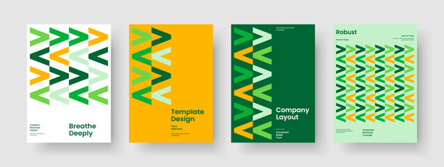 Obraz premium Geometric Poster Layout. Isolated Report Template. Abstract Business Presentation Design. Background. Banner. Book Cover. Flyer. Brochure. Portfolio. Magazine. Handbill. Catalog. Brand Identity
