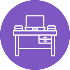 Laptop Workspace Icon
