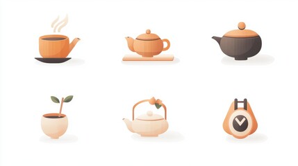 Generic Minimalist Modern View Icons Ceremony Flavorful