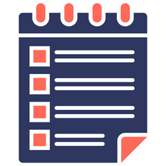 Obraz premium Notepad Icon