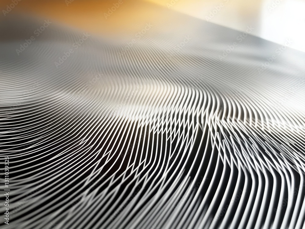Poster abstract wire mesh: an artistic display of intricate wire mesh, its curves and lines creating a capt
