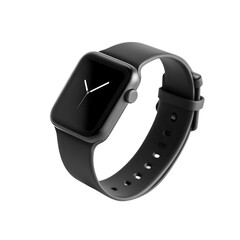 Smartwatch on isolated white background showing sleek design, modern technology, fitness tracking features, and stylish accessory for fashion and health enthusiasts.
