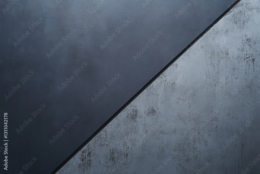 Poster diagonal contrast: the image presents a captivating interplay of light and shadow across two distinc