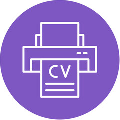 Print Resume Icon