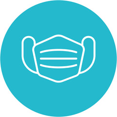 Obraz premium Face Mask Icon