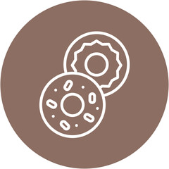 Fototapeta premium Bagel Icon