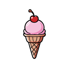 Ice Cream Illustration