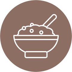 Porridge Bowl Icon