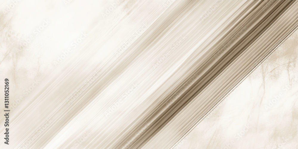 Poster abstract beige lines: an abstract image showcases blurred diagonal lines in soft beige tones, creati